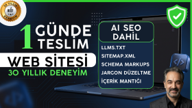 seo özellikli tek sayfa web sitenizi yaparım
