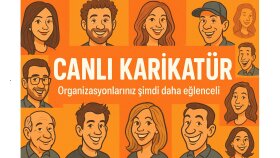 organizasyonlarda canlı karikatürler çizebilirim