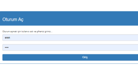 Web site admin paneli