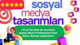 sosyal medya platformlarınız için story, post yapıyorum