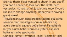 Doğal Yazışma Dili ve Kültürel Yerelleştirme