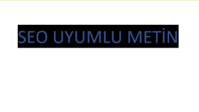 web sitenizin içerik yazılarını SEO uyumlu şekilde yazarım