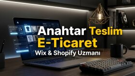 Wix veya Shopify e-ticaret sitenizi satışa hazır kurabilirim