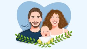ailenizin bir portresini yapabilirim