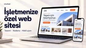 işletmenize özel, mobil uyumlu web sitesi hazırlayabilirim