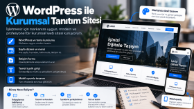 işletmeniz için WordPress kurumsal web sitesi kurarım