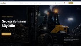 Growa Forklift Özel WordPress Sitesi