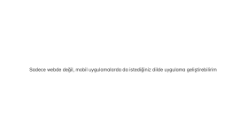 İstediğiniz dilde istediğiniz uygulama