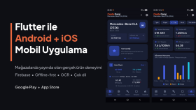 Flutter ile Android ve iOS mobil uygulamanızı geliştiririm