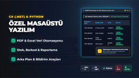 C# ve Python ile özel masaüstü program geliştiririm