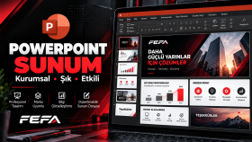 powerpoint sunumlarınızı modern ve düzenli tasarlarım