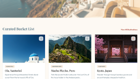 Bucket List Travel Blog (PHP & SQLite CMS)