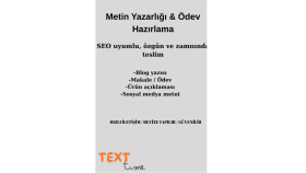 SEO uyumlu blog yazısı ve sosyal medya metni yazarım