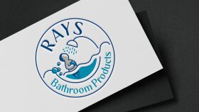 Rays Bathroom Products Logo Tasarımı