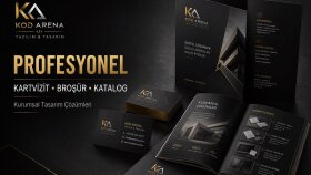 profesyonel kartvizit, broşür ve katalog tasarlarım