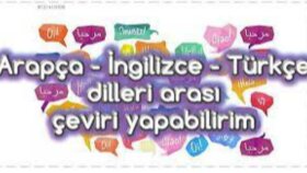 Arapça-Türkçe-İngilizce dillerinde çeviri