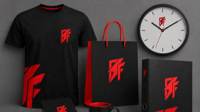 BF Monogram Logo Tasarımı | Modern Marka Kimliği