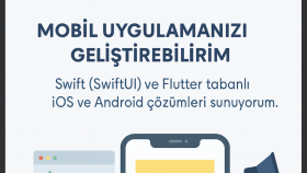 mobil uygulamanız için kullanıcı dostu çözümler sunarım