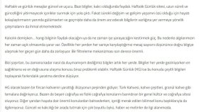 Hakkında Metni Örnek Yazısı