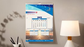 Türk Hava Yolları Duvar Takvimi Tasarımı