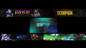 youtube kanalınız için size özel banner yapıyorum