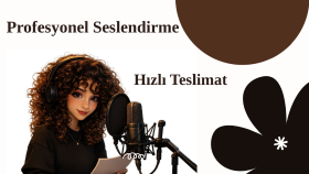 genç ve enerjik kadın sesiyle seslendirme yapıyorum