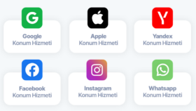 google whatsapp yandex instagram konum hizmeti veriyorum