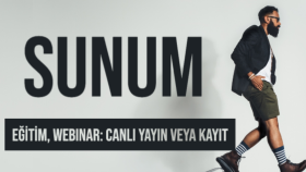 Sunum, Webinar, Eğitim Kaydı veya Canlı yayını