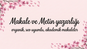 birçok alanda kullanabileceğiniz özgün metinler yazıyorum