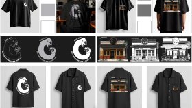 Burger - Tshirt  baskı tasarımı
