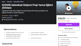 Udemy İş Planı Hazırlama Eğitimi