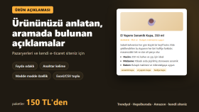 e-ticaret için SEO uyumlu ürün açıklaması yazarım