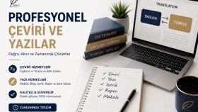  çeviri ve içerik yazarlığı hizmeti sunuyorum