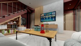 B.C.Y EVİ SALON TASARIMI
