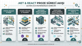 .NET ve React ile özel web yazılım çözümleri geliştiririm