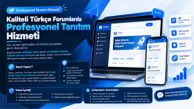 sitenizi kaliteli forumlarda tanıtabilirim