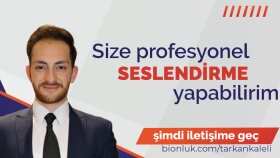 size profesyonel seslendirme yaparım