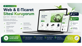 web sitesi kurar ve e-ticaret sitenizi hazır hale getiririm