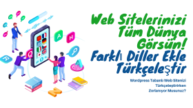 sitelerinize farklı diller ekler ve Türkçeleştiririm