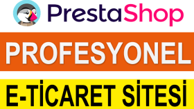 sizin için PrestaShop e-ticaret yazılımı kurabilirim
