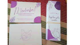 Teşekkür kartı ve kitap ayracı
