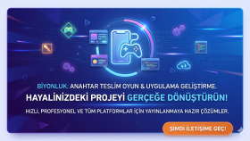uygulamanızı veya oyununuz play storeda yayınlarım