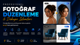 fotoğraflarınızı düzenler ve arka planını silerim