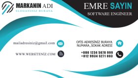 KARTVİZİT TASARIMI + 1000 ADET BASKI