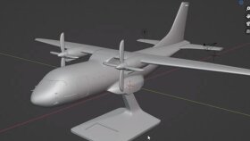 3D uçak modeli