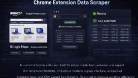 Chrome Extension Data Scraper