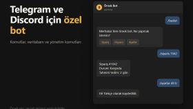 sizin için Telegram veya Discord botu kodlarım