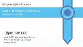 Sertifikalarım: ADS | ANALYTICS | GTM