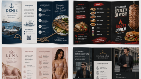 broşür, el ilanı, menü ve katalog tasarımı yapıyorum
