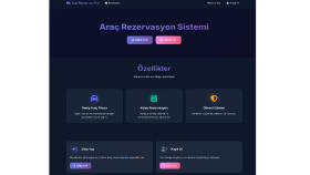 CarReserve Pro Kurumsal Araç Rezervasyon ve Kiralama Sistemi